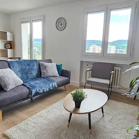 Apartment C'est Chez Maurice! 4 Ch Wifi Balcon Parking Free Saint-Etienne (Loire)