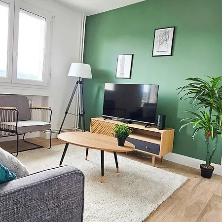 Apartment C'est Chez Maurice! 4 Ch Wifi Balcon Parking Free Saint-Etienne (Loire)