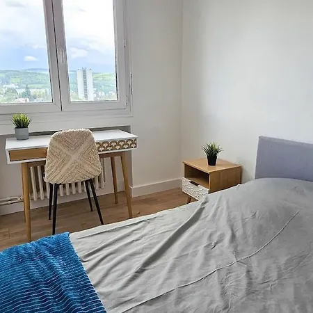 C'est Chez Maurice! 4 Ch Wifi Balcon Parking Free * Saint-Etienne (Loire)
