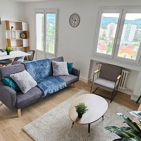 C'est Chez Maurice! 4 Ch Wifi Balcon Parking Free * Saint-Etienne (Loire)