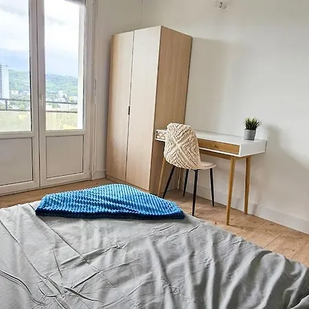 Apartment C'est Chez Maurice! 4 Ch Wifi Balcon Parking Free Saint-Etienne (Loire)